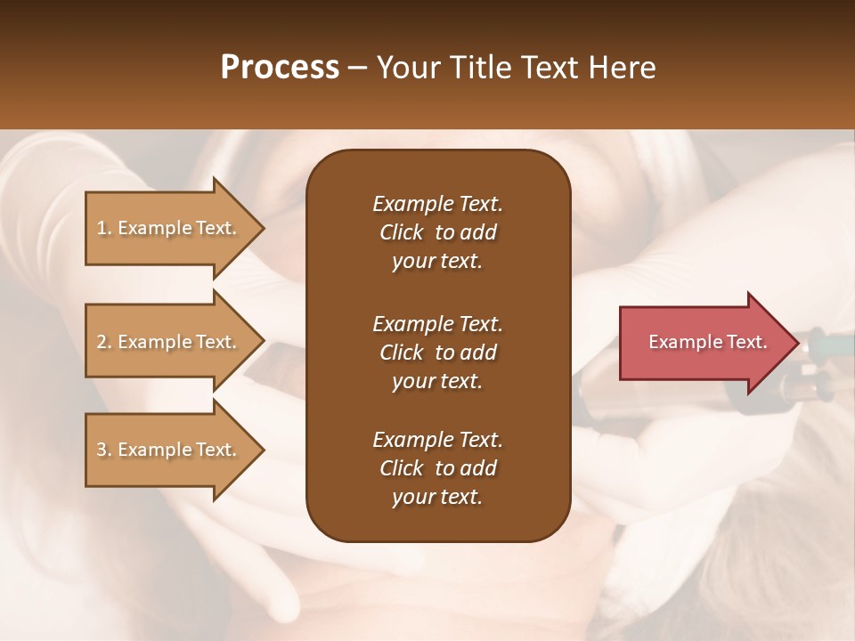 A Woman Getting A Botula Injection From A Doctor PowerPoint Template