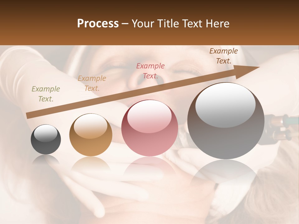 A Woman Getting A Botula Injection From A Doctor PowerPoint Template