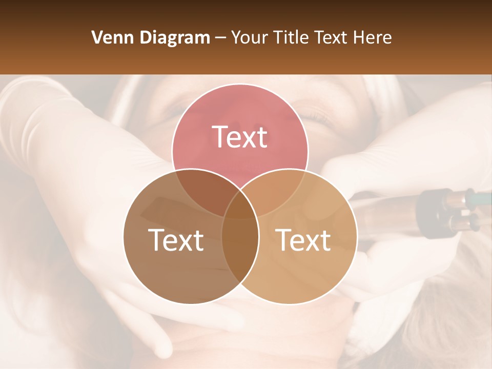 A Woman Getting A Botula Injection From A Doctor PowerPoint Template