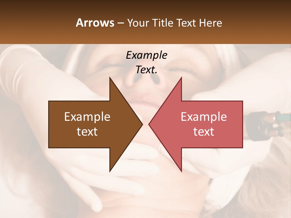 A Woman Getting A Botula Injection From A Doctor PowerPoint Template