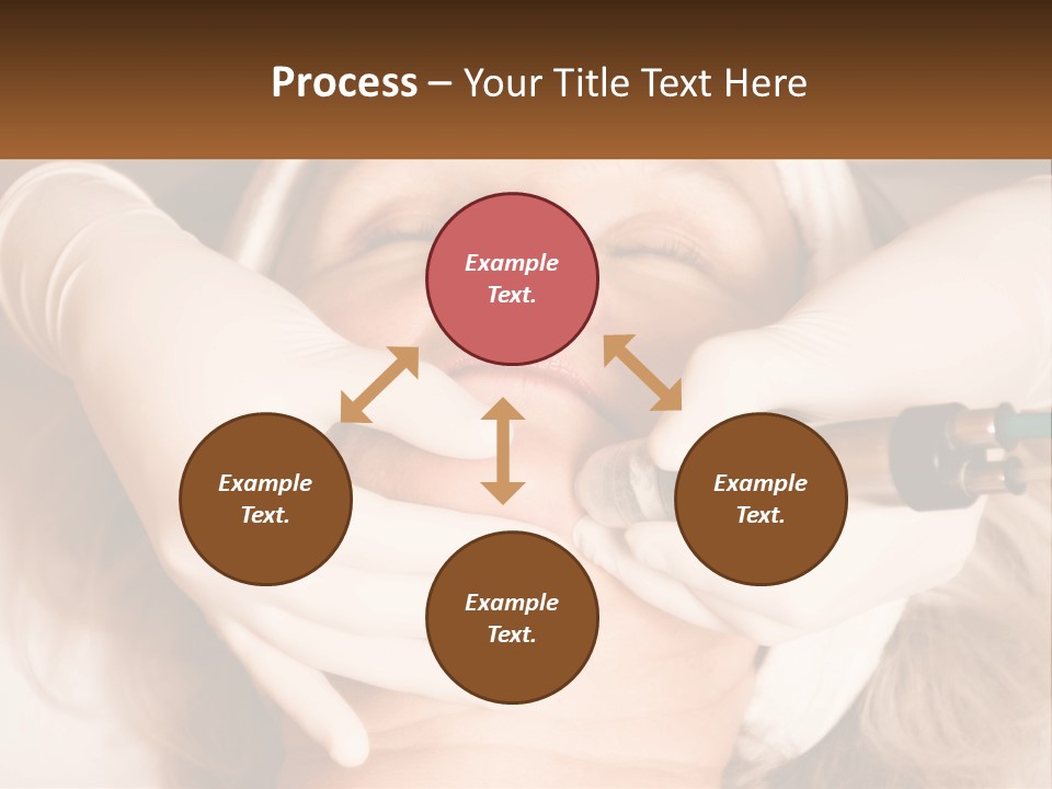 A Woman Getting A Botula Injection From A Doctor PowerPoint Template