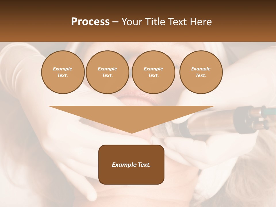 A Woman Getting A Botula Injection From A Doctor PowerPoint Template