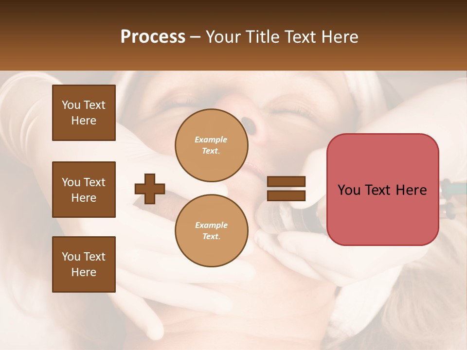A Woman Getting A Botula Injection From A Doctor PowerPoint Template