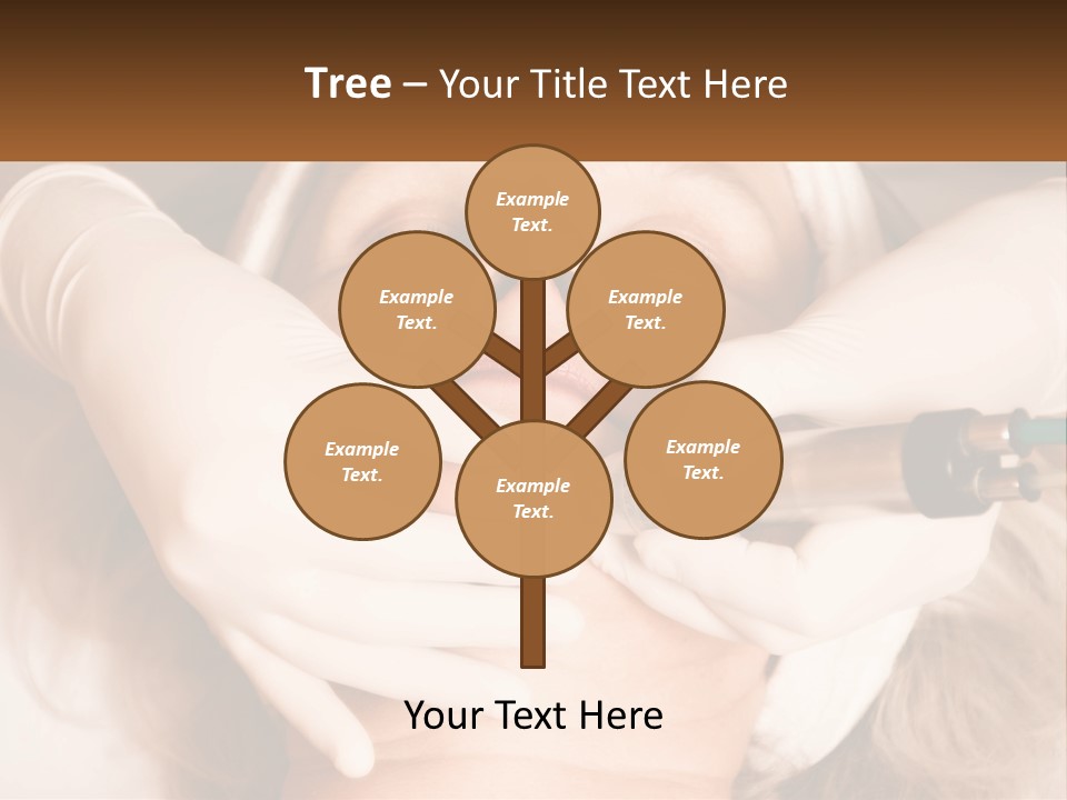 A Woman Getting A Botula Injection From A Doctor PowerPoint Template