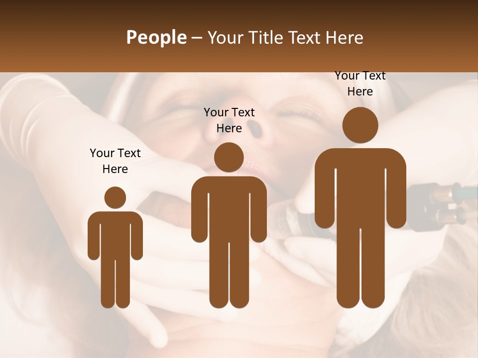 A Woman Getting A Botula Injection From A Doctor PowerPoint Template