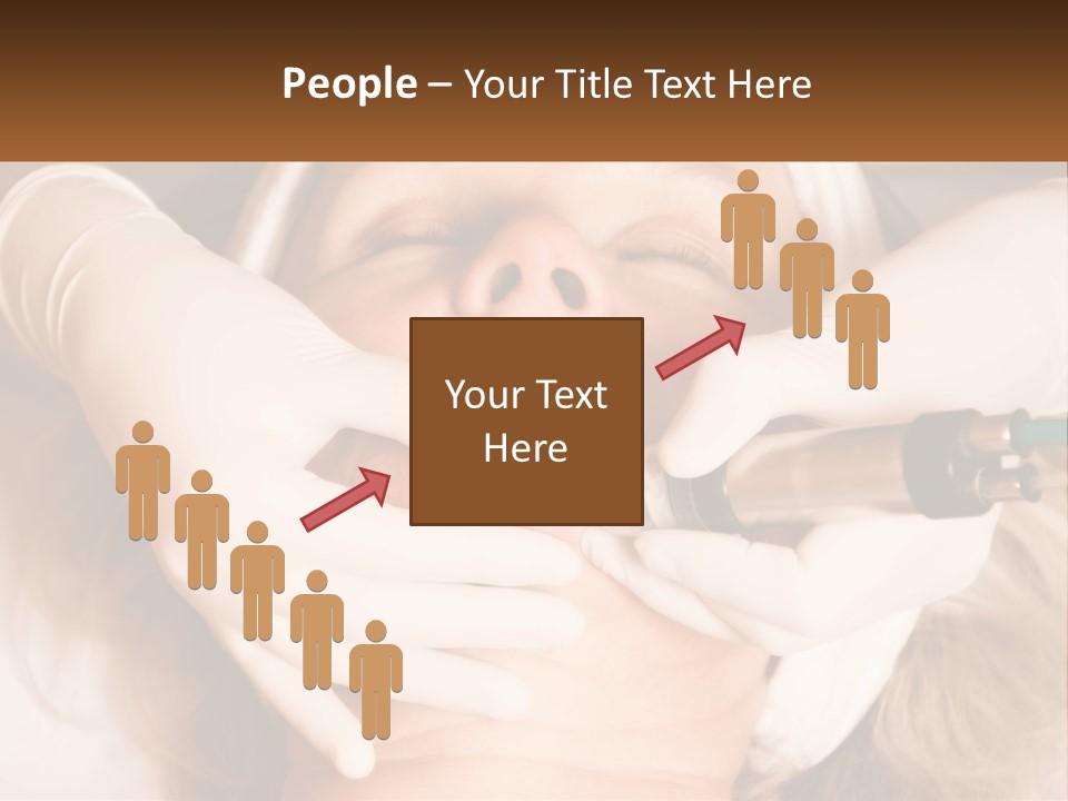 A Woman Getting A Botula Injection From A Doctor PowerPoint Template