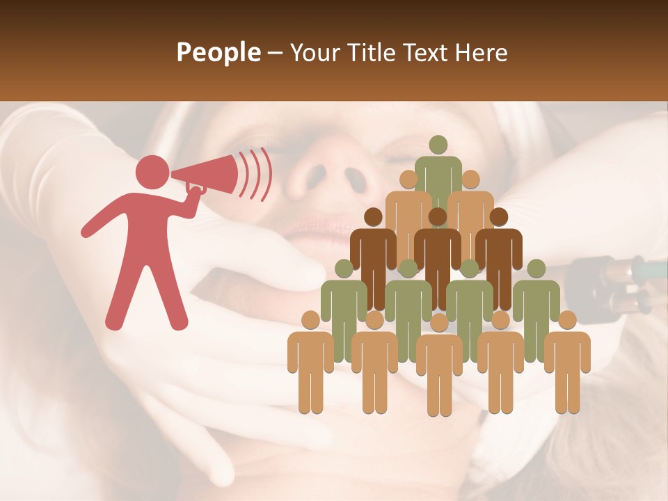 A Woman Getting A Botula Injection From A Doctor PowerPoint Template