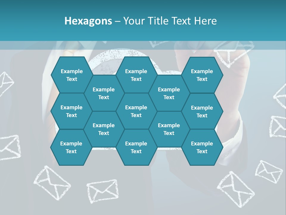 A Man In A Suit Is Drawing A Cloud With A Lock On It PowerPoint Template