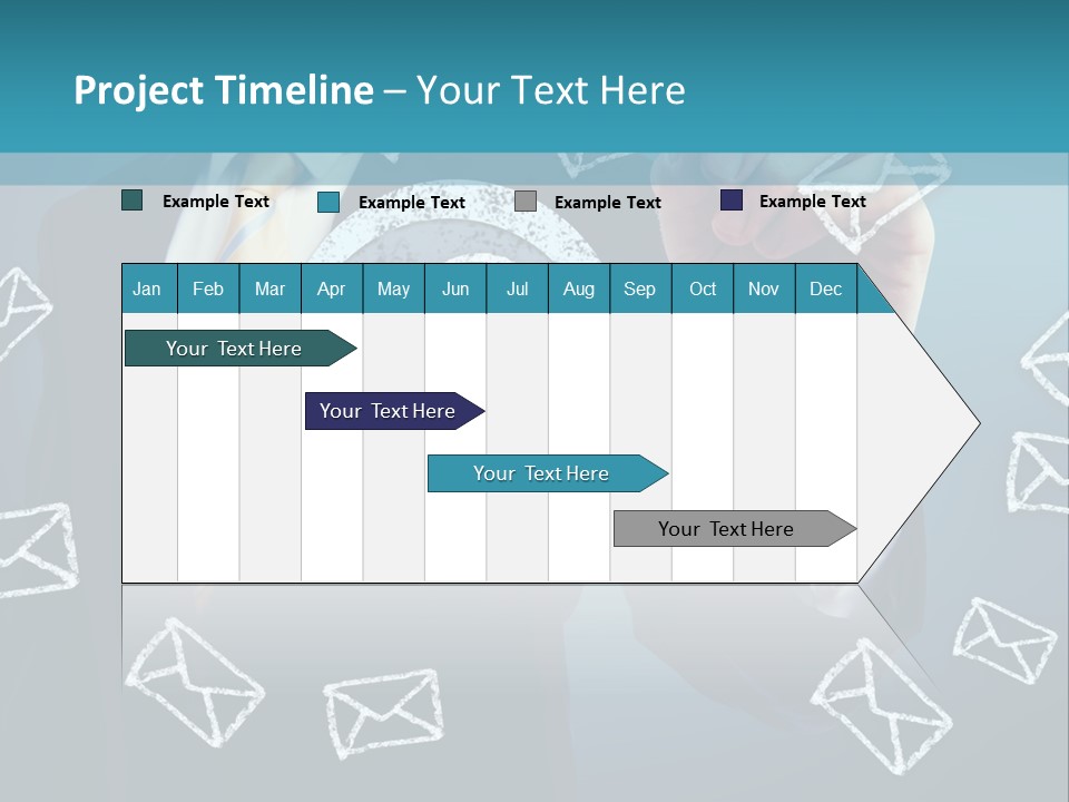 A Man In A Suit Is Drawing A Cloud With A Lock On It PowerPoint Template