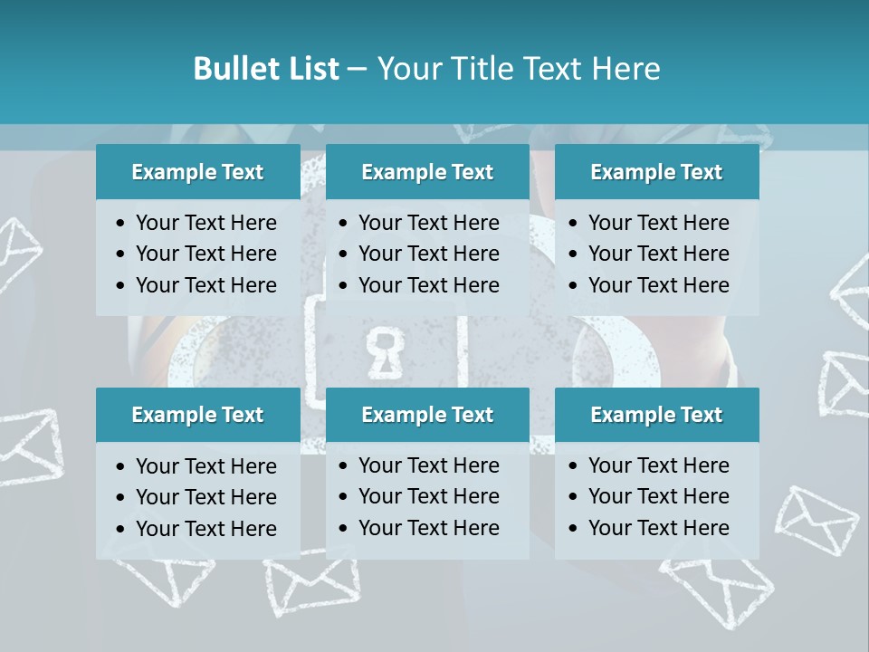 A Man In A Suit Is Drawing A Cloud With A Lock On It PowerPoint Template
