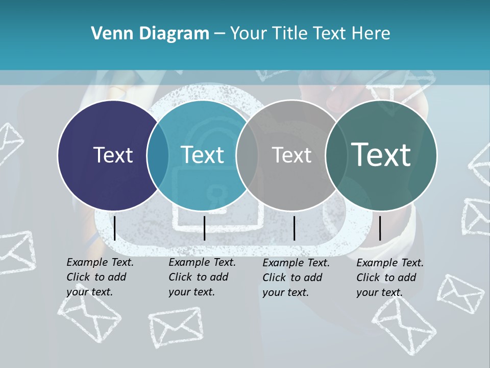 A Man In A Suit Is Drawing A Cloud With A Lock On It PowerPoint Template