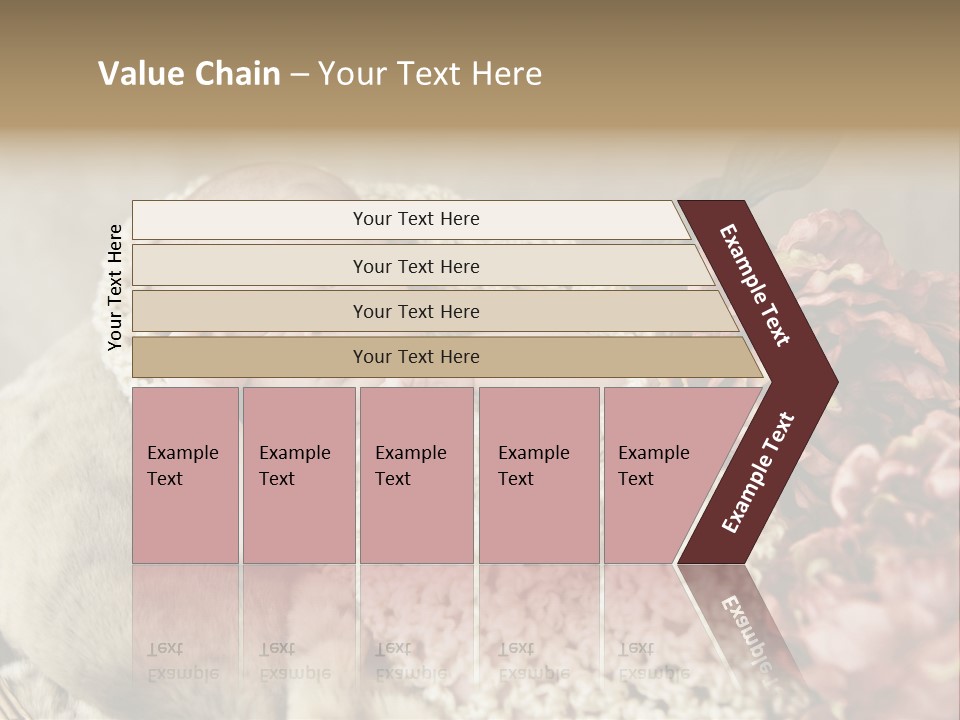 A Baby Is Sleeping On A Blanket With Flowers PowerPoint Template