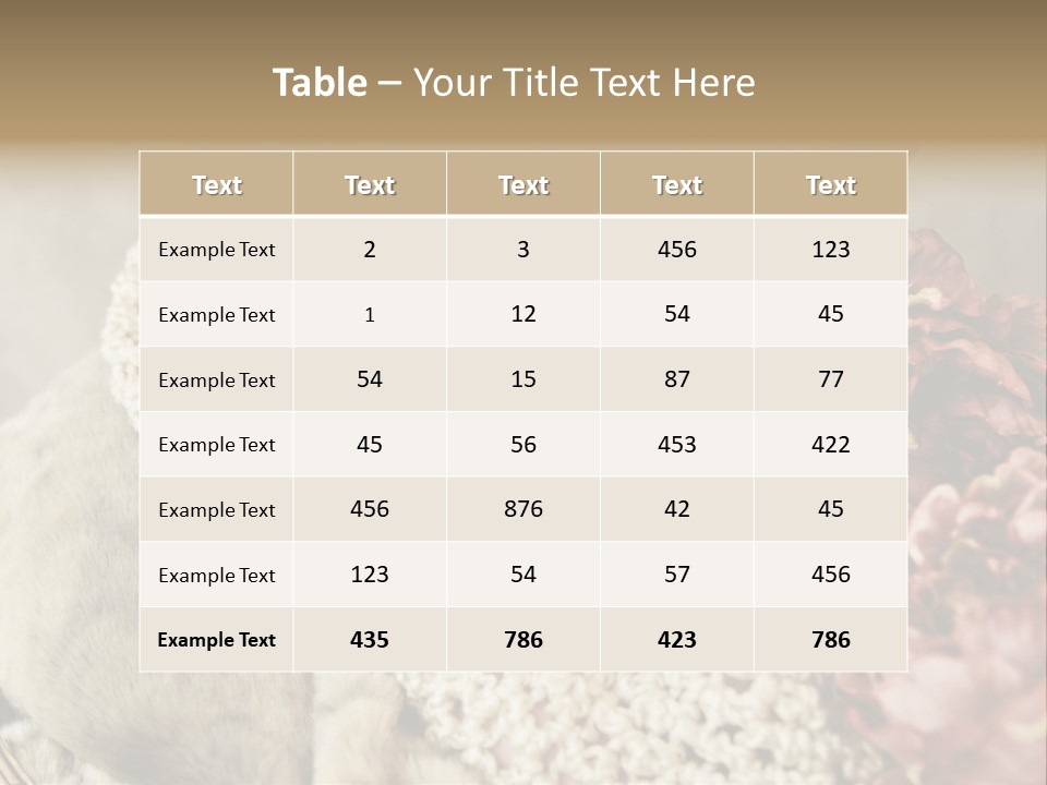 A Baby Is Sleeping On A Blanket With Flowers PowerPoint Template