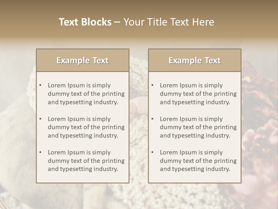 A Baby Is Sleeping On A Blanket With Flowers PowerPoint Template