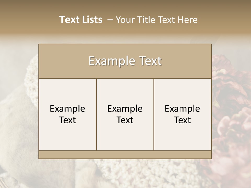 A Baby Is Sleeping On A Blanket With Flowers PowerPoint Template