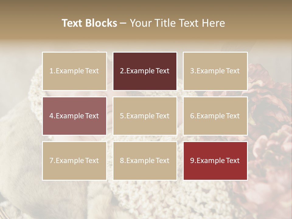 A Baby Is Sleeping On A Blanket With Flowers PowerPoint Template