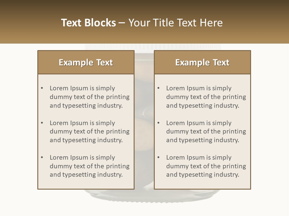 A Jar Filled With Lots Of Rocks On Top Of A Table PowerPoint Template