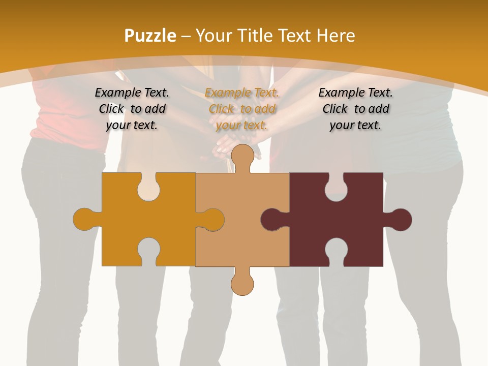 A Group Of People Holding Hands In A Circle PowerPoint Template