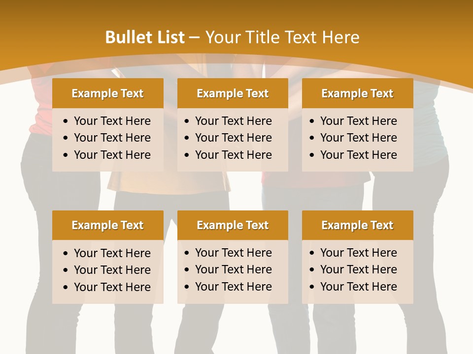 A Group Of People Holding Hands In A Circle PowerPoint Template
