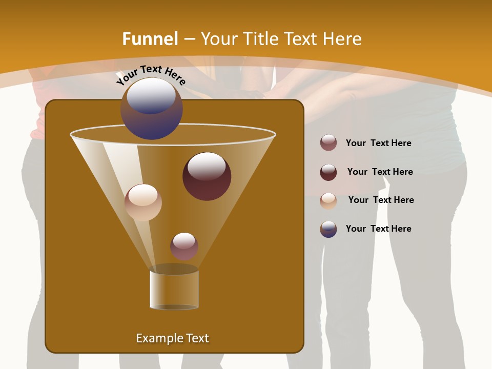 A Group Of People Holding Hands In A Circle PowerPoint Template