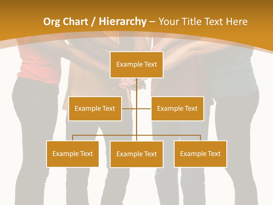 A Group Of People Holding Hands In A Circle PowerPoint Template
