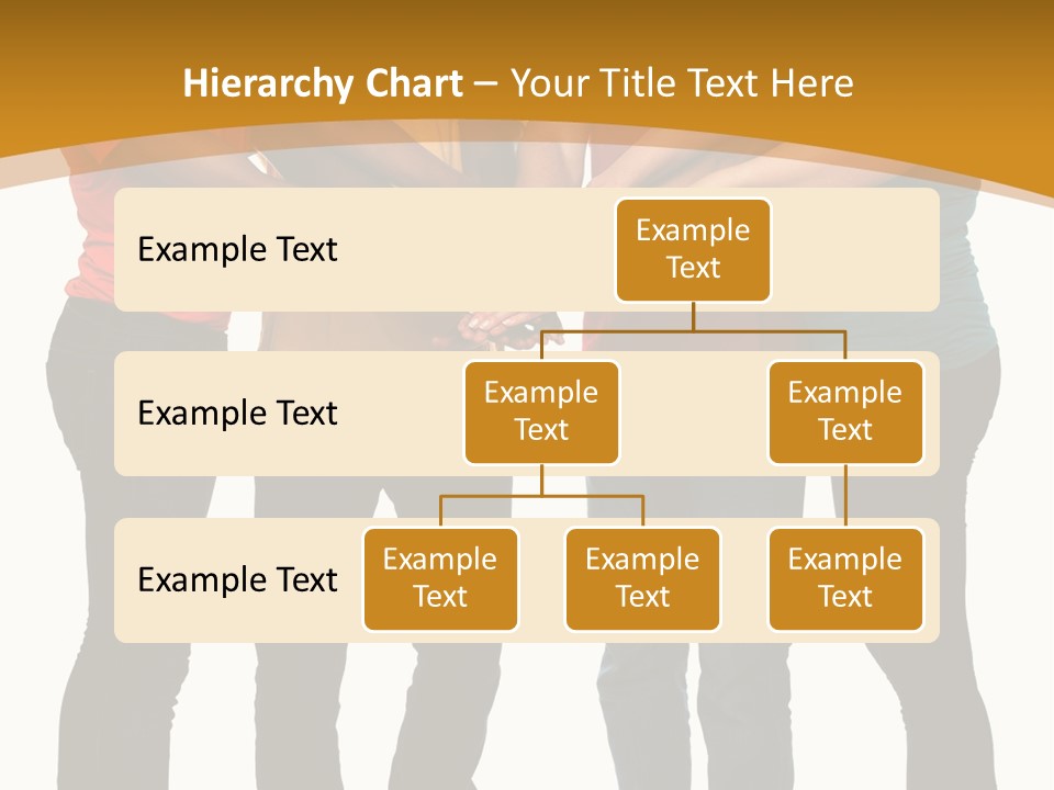 A Group Of People Holding Hands In A Circle PowerPoint Template