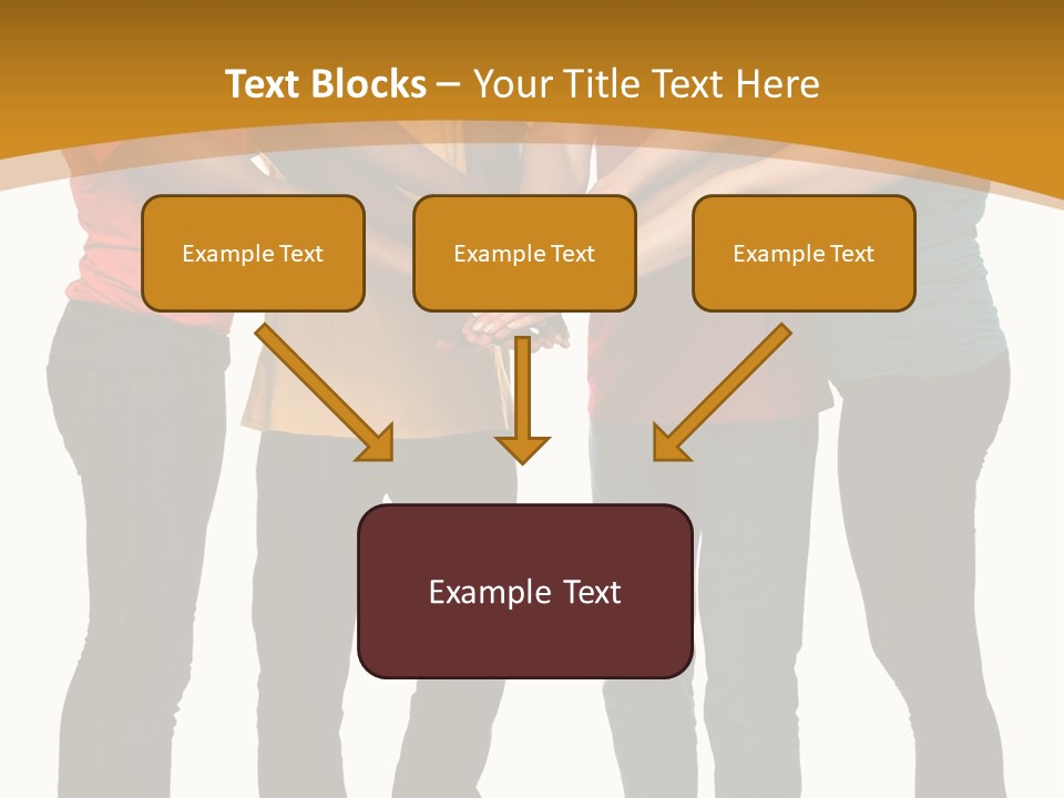 A Group Of People Holding Hands In A Circle PowerPoint Template