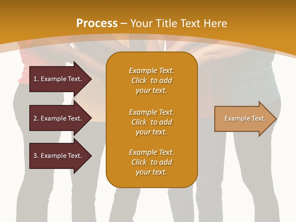 A Group Of People Holding Hands In A Circle PowerPoint Template