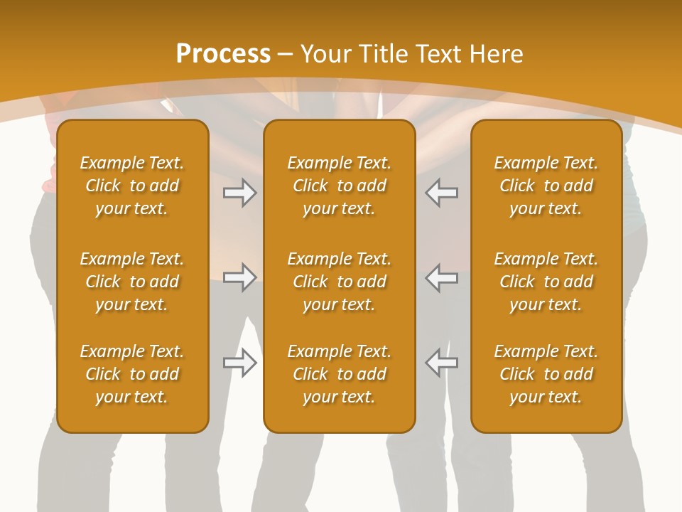 A Group Of People Holding Hands In A Circle PowerPoint Template