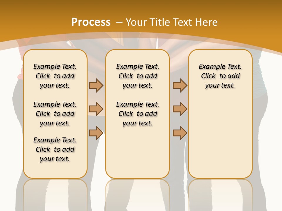 A Group Of People Holding Hands In A Circle PowerPoint Template