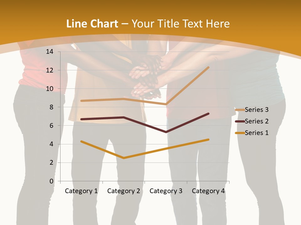 A Group Of People Holding Hands In A Circle PowerPoint Template