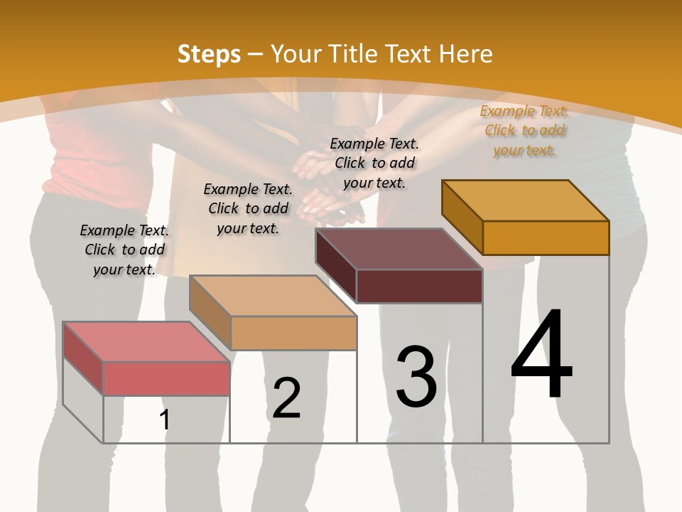 A Group Of People Holding Hands In A Circle PowerPoint Template