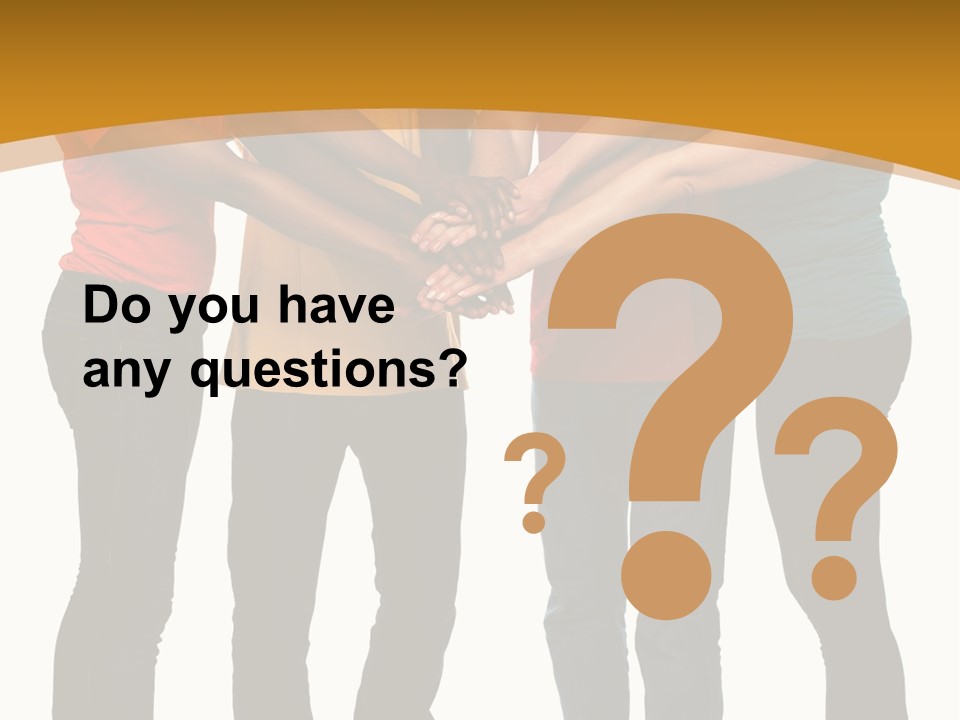 A Group Of People Holding Hands In A Circle PowerPoint Template