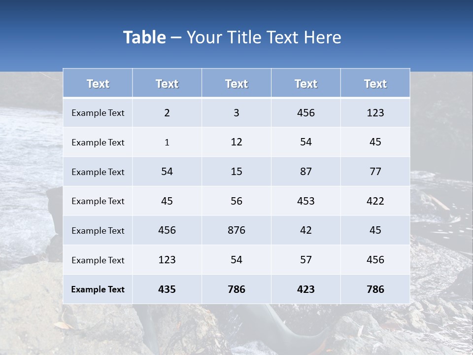 A Man And A Woman Sitting On Rocks With A Laptop PowerPoint Template