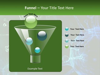 A Group Of Blue And Green Cells With The Words Name Of Presentation PowerPoint Template