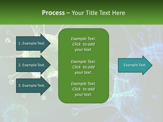 A Group Of Blue And Green Cells With The Words Name Of Presentation PowerPoint Template