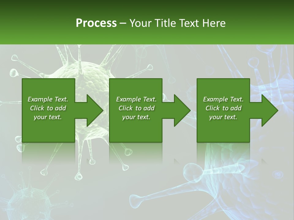 A Group Of Blue And Green Cells With The Words Name Of Presentation PowerPoint Template