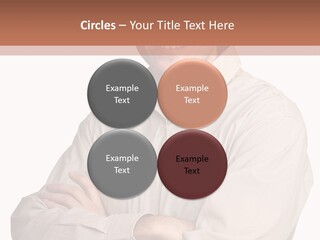 A Man In A Hat Is Standing With His Arms Crossed PowerPoint Template