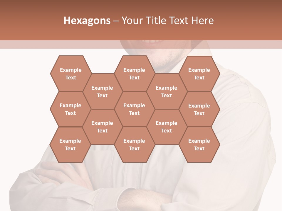 A Man In A Hat Is Standing With His Arms Crossed PowerPoint Template