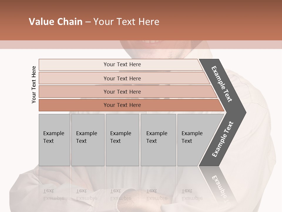 A Man In A Hat Is Standing With His Arms Crossed PowerPoint Template