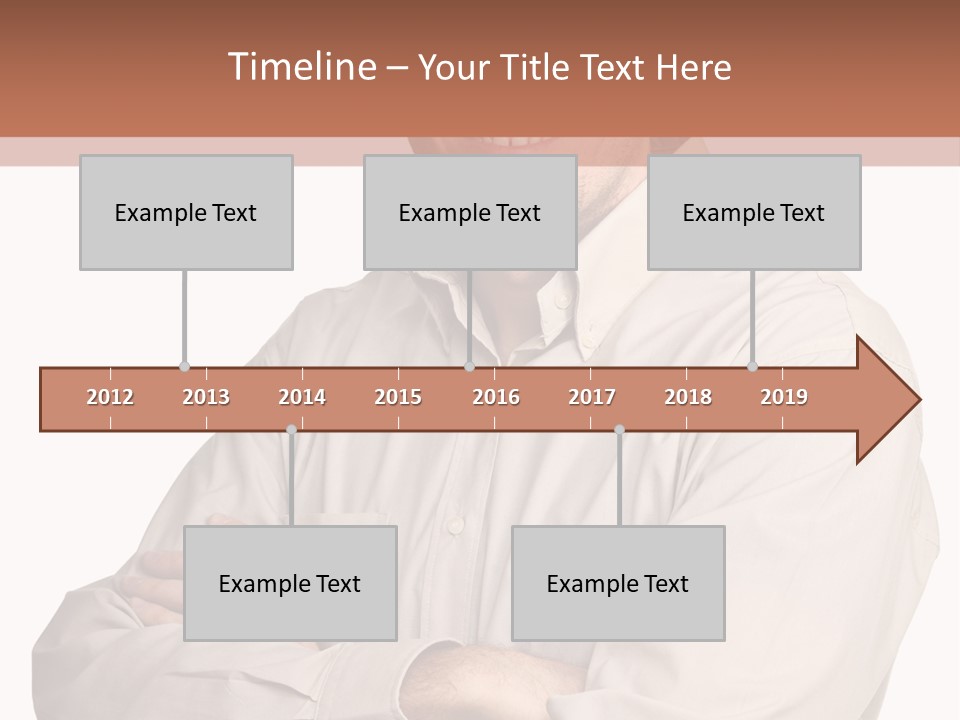 A Man In A Hat Is Standing With His Arms Crossed PowerPoint Template