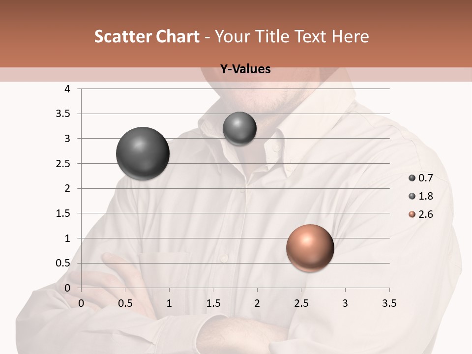 A Man In A Hat Is Standing With His Arms Crossed PowerPoint Template