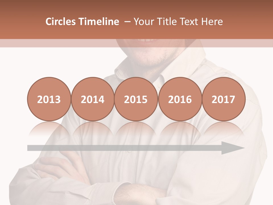 A Man In A Hat Is Standing With His Arms Crossed PowerPoint Template