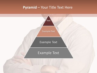 A Man In A Hat Is Standing With His Arms Crossed PowerPoint Template