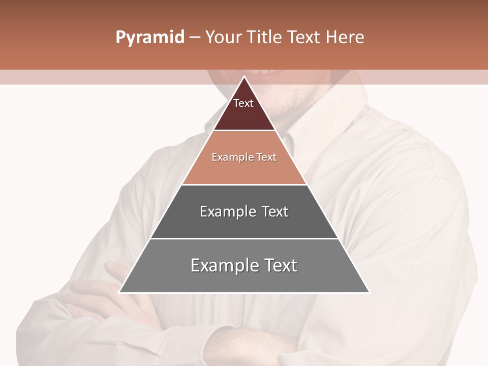 A Man In A Hat Is Standing With His Arms Crossed PowerPoint Template