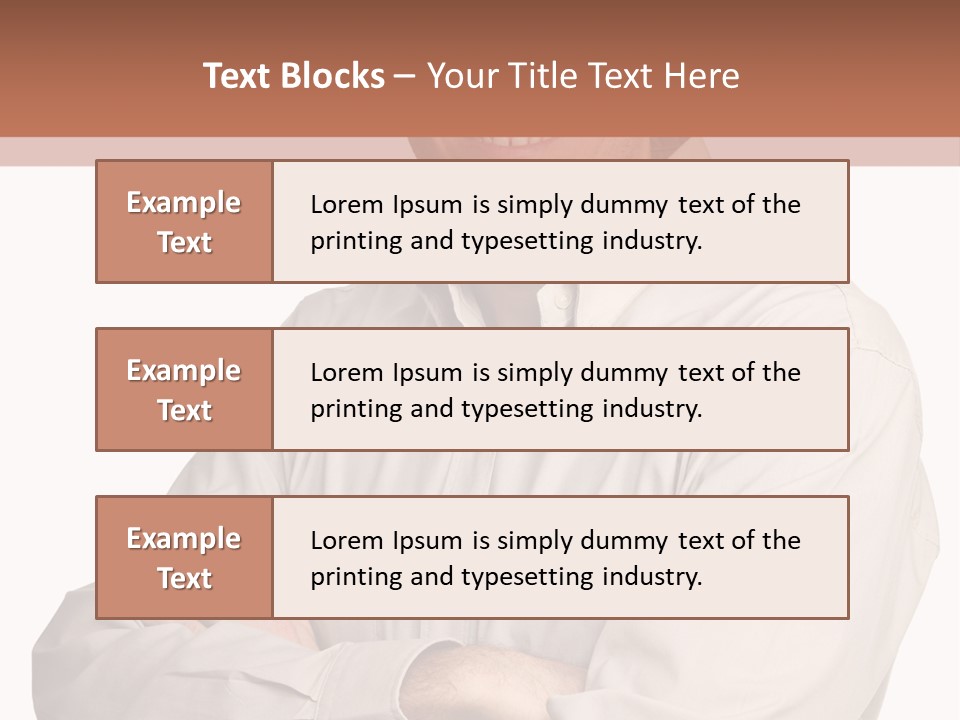 A Man In A Hat Is Standing With His Arms Crossed PowerPoint Template