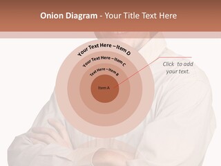 A Man In A Hat Is Standing With His Arms Crossed PowerPoint Template