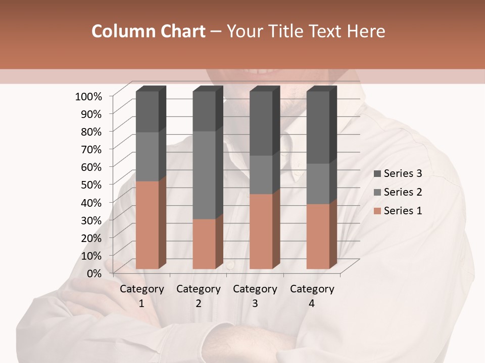 A Man In A Hat Is Standing With His Arms Crossed PowerPoint Template