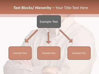 A Man In A Hat Is Standing With His Arms Crossed PowerPoint Template