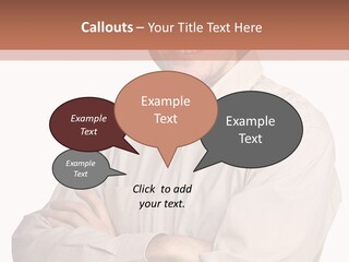 A Man In A Hat Is Standing With His Arms Crossed PowerPoint Template